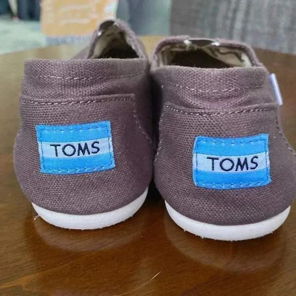 Toms slip on flat canvas shoes - Picture 6 of 9